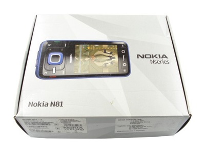 100% PL DYST FABRYCZNIE NOWA NOKIA N81 RM-223 BLUE