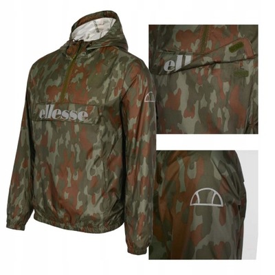 ELLESSE Kurtka Wiatrówka Anorak ACERAS OH CAMO S