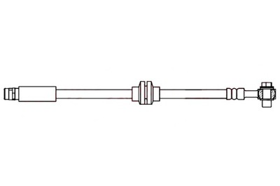 QUICK BRAKE ПАТРУБОК ТОРМОЗНОЙ ГИБКИЙ ПЕРЕД L/P CHEVROLET CRUZE