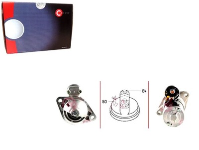 Стартер 12v 1.4kw casco фото №1