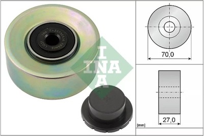 INA 532 0579 10 ROLLO KIERUNKOWA / PROWADZACA, CORREA DE CUÑA ZEBATY  