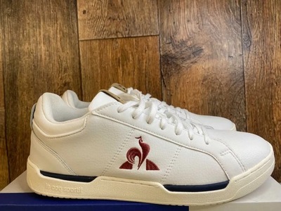 Buty Białe Skórzane Le Coq Sportif 43