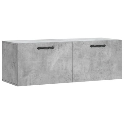 Szafka wisząca, szarość betonu, 100x36,5x35 cm
