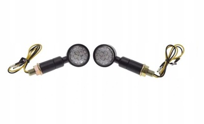 KIERUNKOWSKAZY CZARNE DIODY LED KPL. 2 SZT