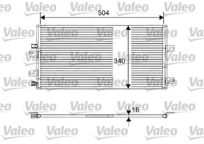 VALEO РАДИАТОР КОНДИЦИОНЕРА NISSAN RENAULT 81768