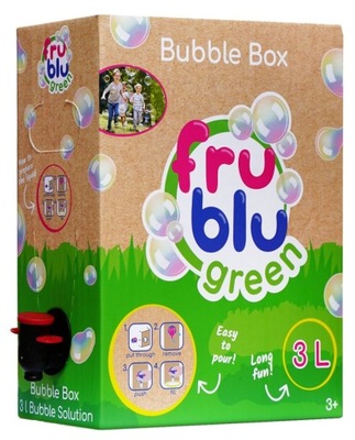 Fru Blu Płyn Bańki Mydlane Zestaw Bubble Box z kranikiem 3