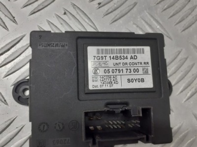 Модуль блок керування двері правий задня ford mondeo mk4 7g9t14b534ad фото №1