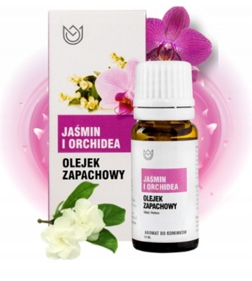 OLEJEK ZAPACHOWY JAŚMIN ORCHIDEA INSPIRUJĄCY KWIATOWY 10ml
