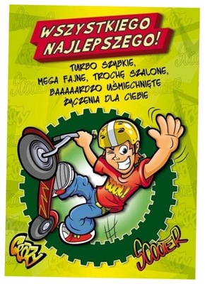 Karnet B6 Wszystkiego Najlepszego