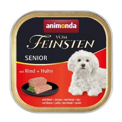 Animonda PIES Feinsten Senior Wołowina, Drób 150g