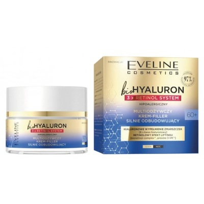 Eveline Biohyaluron Hipoalergiczny Krem 60+ 50ml