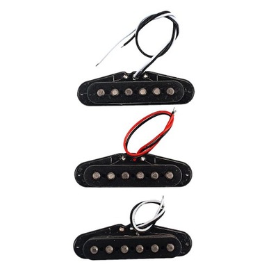 3 szt. Alnico 5 Single Coil Pickup Neck/Middle/Most na części do gitary