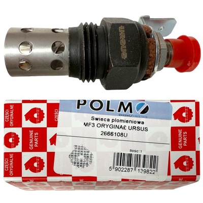 ŚWIECA PŁOMIENIOWA DO URSUS 2812 MF 3 255 ŚWIECA PŁOMIENNA ŻAROWA ORYGINAŁ