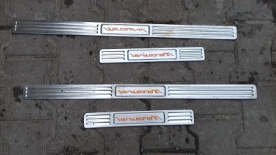 Накладки накладки пороговые wildtrak комплект ford ranger ii et 4d 06- фото №1