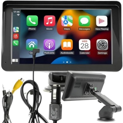 RADIO SAMOCHODOWE DO SAMOCHODU ANDROID AUTO CARPLAY 7 CALI BEZPRZEWODOWE