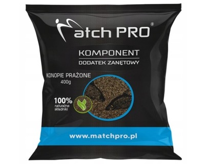 Zanęta Płoć Konopie Prażone MatchPro Top 400 g