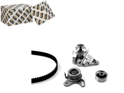 Набір ремінь розподільного валу з насос hyundai accent accen фото №1
