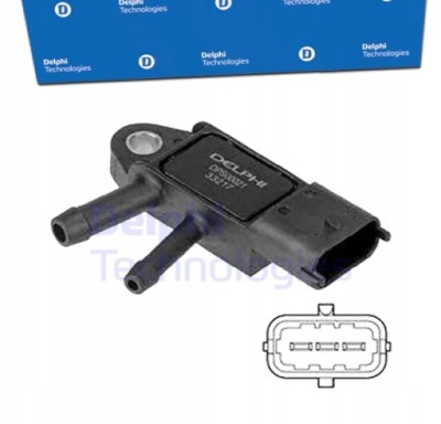 Датчик тиску вихлопних газів do volvo s60 iii t5 фото №1