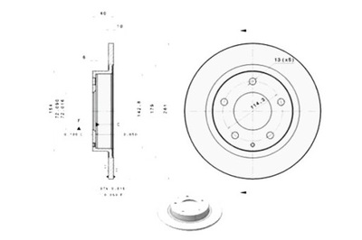 BREMBO 08.7352.11 DISC BRAKE  