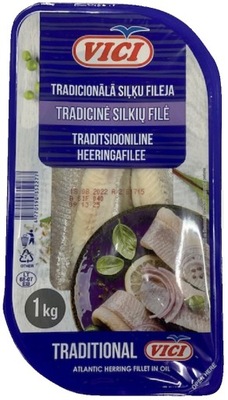 FILET ŚLEDZIOWY W OLEJU VICI 1 KG (LITEWSKI)