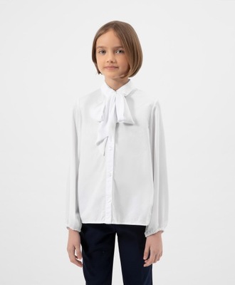 Biała bluzka Gulliver, dla dziewczynki, 134 cm