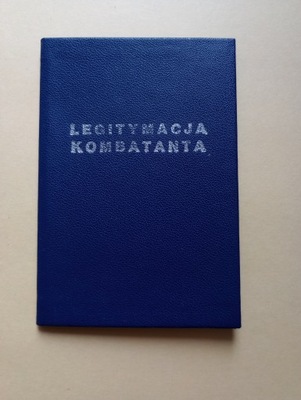 LEGITYMACJA KOMBATANTA - 1985R - PRL