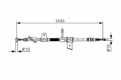 BOSCH CABLE DE FRENADO DE MANO PARTE TRASERA P ALFA ROMEO 166 2.0-3.2  