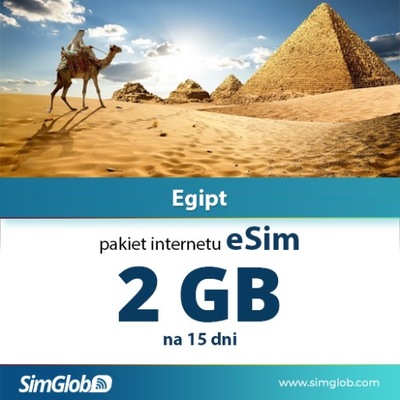 Internet eSIM Egipt 2GB na 15 dni