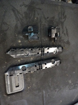 Направляющие заднего бампера nissan leaf ii 2 фото №1