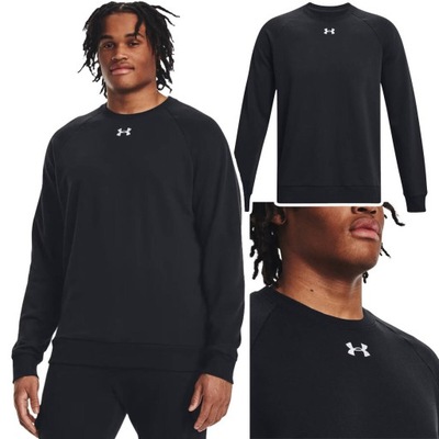 Bluza bez kaptura męska Under Armour Rival Fleece Crew 1379755 r. xxxl