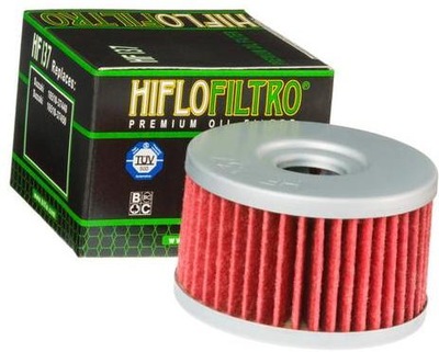 HIFLO FILTRO ACEITES HF137 SUZUKI DR 500 600 XF650  