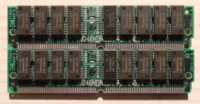 Pamięć SIMM 16B (2x8MB) 72pin Parity Texas Instruments