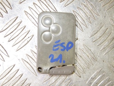 Карта ключ renault espace iv laguna 2 vel satis рестайлінг  сонцезахисний козирок фото №1