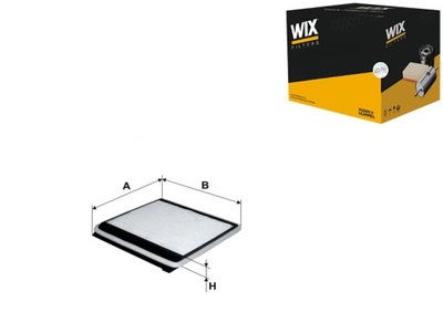 WIX FILTERS FILTRO DE CABINA WIX, WP9202  