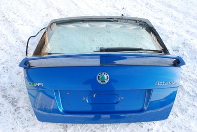 Крышка багажника задняя задняя skoda octavia 2 ii rs 08-13r lf5w фото №1