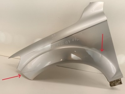 Крыло левый передний audi q7 05-09 фото №1