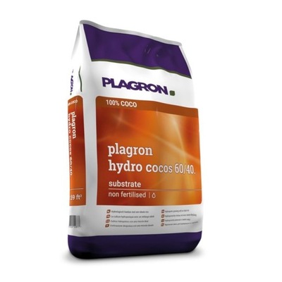 Plagron hydro cocos kokos mix podłoża 60/40 45L