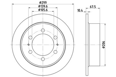 JUTIKLIS TEMPERATŪROS IŠMETAMŲJŲ DUJŲ (PRIEK. FILTRU HELLA 6PT 358 181-611 