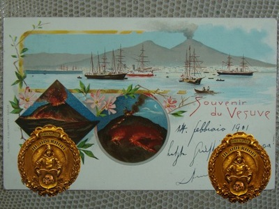 1901 Vesuve Litho,Lux Express R81