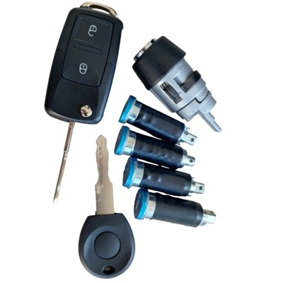 Vw t4 t-4 transporter замок зажигания замок набор замки вкладыши дверь pod pilot фото №1