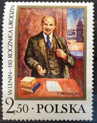 Fi 2534 ** 1980 110 rocznica urodzin W.I.Lenina