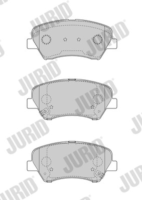 КОЛОДКИ ТОРМОЗНЫЕ ПЕРЕД JURID 573406J