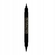 Makeup Revolution Double Flick Liquid Podwójny Eyeliner Black