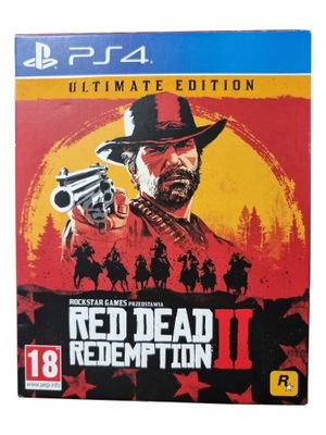 RED DEAD REDEMPTION II 2 ULTIMATE STEELBOOK OBWOLUTA 2x MAPA PS4 PL