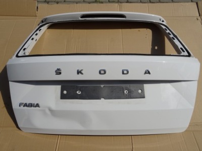 Skoda fabia iii lift kombi крышка багажника задняя белый фото №1