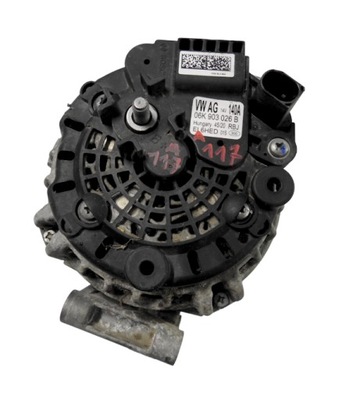 A117 генератор vw golf r audi 2.0 tsi 06k903026b фото №1