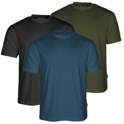 K T-shirt Pinewood 3-pack 5447 a.blue/mossgreen/black 2024 M bawełna