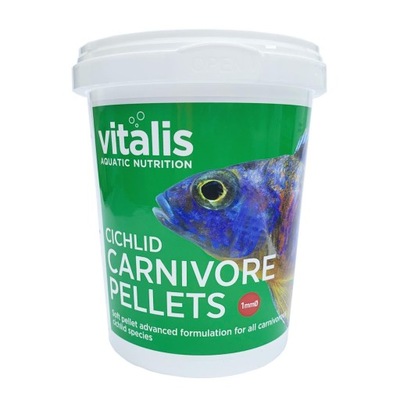 Vitalis Cichlid Carnivore Pellets 1mm [260g] - pokarm dla pielęgnic (granul