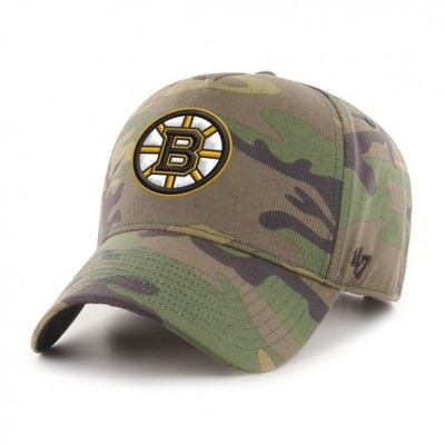 Czapka z daszkiem moro Snapback NHL -Boston Bruins