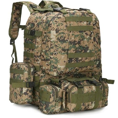 Plecak wojskowy Nela-Styl mix34 41-60 l odcienie zieleni